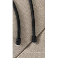 1.5m  brass Matt black shower flexible hose